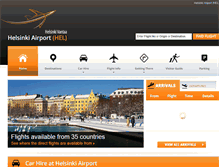 Tablet Screenshot of helsinkiairport.org